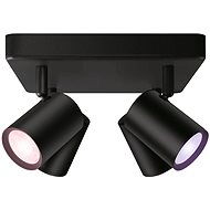 WiZ IMAGEO Colors 4x5W square black - Spot Lighting