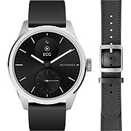 Withings ScanWatch 2 42mm Black with leather strap - Smart Watch