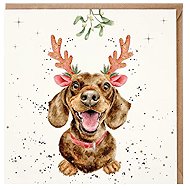 Wrendale Designs Christmas Dachshund - Greeting Card