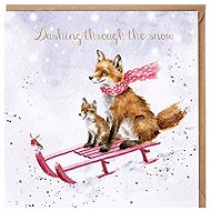 Wrendale Designs Christmas foxes - Greeting Card