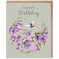 Wrendale Designs Birthday Card Bumblebee - Greeting Card