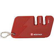 Wüsthof Pocket knife sharpener red - Knife Sharpener