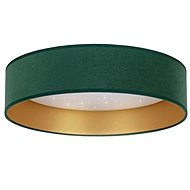 Brilagi Velvet star led/24W/230V diameter 40 cm, green/gold - Ceiling Light