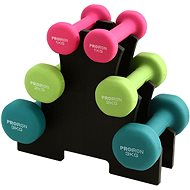 PROIRON Set of one-hand dumbbells 1 - 3 kg + rack - Dumbell Set