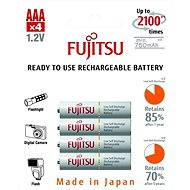 Fujitsu precharged White Battery R03 / AAA, 2100 charging cycles, blister 4 pieces - Disposable Battery