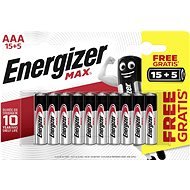 Energizer MAX AAA 15+5 zadarmo - Jednorazová batéria