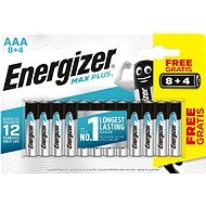 Energizer MAX Plus AAA 8 + 4 db ingyen - Eldobható elem