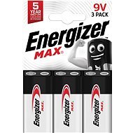 Energizer MAX 9V 3pack - Disposable Battery