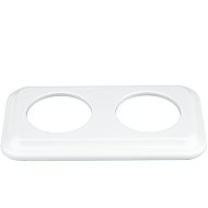 X-Site Retro frame duo ceramic 2 × A100mm square white - Small Frame