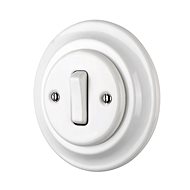 X-Site Porcelain switch, white - Light Switch