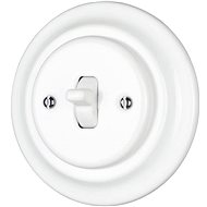X-Site Porcelain switch, toggle, white - Light Switch