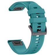X-Site silicone for Garmin QuickFit 22mm, teal - Watch Strap