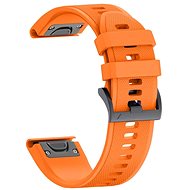 X-Site silikonový pro Garmin QuickFit 20mm, oranžový - Watch Strap