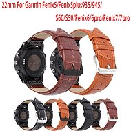 X-Site kožený pro Garmin QuickFit 22mm, černý - Watch Strap