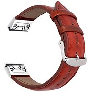 X-Site kožený pro Garmin QuickFit 22mm, červený - Watch Strap