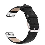 X-Site kožený pro Garmin QuickFit 26mm, černý - Watch Strap