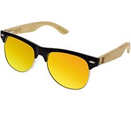 VeyRey Sunglasses Polarized Semi-Framed Hyalos Orange Glasses - Sunglasses