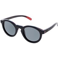 VeyRey Sunglasses Wooden Polarized Oval Hornbeam Black Glasses - Sunglasses