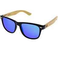 VeyRey Wooden Polarized Sunglasses Square Conifer Blue Glasses - Sunglasses