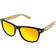 VeyRey Wooden Polarized Sunglasses Square Conifer Red Glasses - Sunglasses