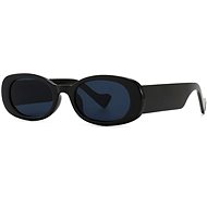 VeyRey Oval Gudmar Sunglasses Black - Sunglasses