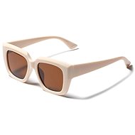 VeyRey Square Sunglasses Solbrit Brown - Sunglasses