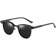 VeyRey Sunglasses semi-framed Bisegni polarized black - Sunglasses