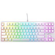 Xtrfy K4 TKL RGB, Kailh Red, White (US) - Gaming Keyboard