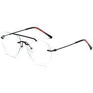 VeyRey Dag Kék fényt blokkoló ovális szemüveg Fekete - Monitor szemüveg