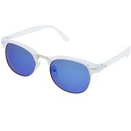 OEM Slnečné okuliare polorámové Grow biely rám modré sklá - Slnečné okuliare