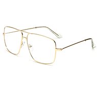 VeyRey Glasses with clear lenses square Miles gold - Sunglasses