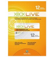 Microsoft Xbox 360 Live 12 Month Gold Membership Card LIVE ATTACH - Redeem Code