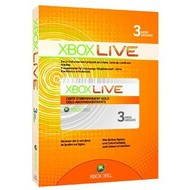 Microsoft Xbox 360 Live 3 Month Gold Membership Card - Redeem Code