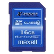 Maxell CL10 X-Series 16GB SDHC karta Class 10 - Memory Card