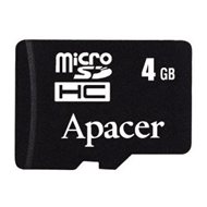 APACER MicroSDHC 4GB Class 4 - Memory Card