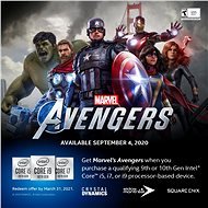 Intel Marvel’s Avengers Gaming Bundle – nutné uplatniť do 31.3.2021 - Promo elektronický kľúč