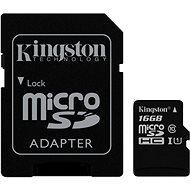 Kingston Micro SDHC 16GB Class 10 + SD-Adapter - Memory Card