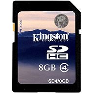 Kingston 8GB SDHC Class 4 - Memory Card