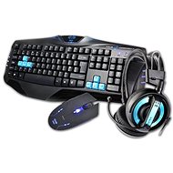Game set E-Blue Cobra 3 in 1 in a luxury package - keyboard + mouse + headphones - Set