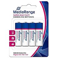 MediaRange Super heavy duty AA 4pcs - Disposable Battery