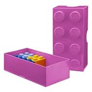LEGO Lunchbox 100 x 200 x 75 mm - pink - Snack-Box
