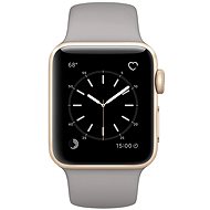 Apple Watch Series 1 38mm Gold aluminum with cement gray sports strap DEMO - Smart Watch