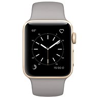 Apple Watch Series 2 38mm Gold aluminum with cement gray sports strap DEMO - Smart Watch