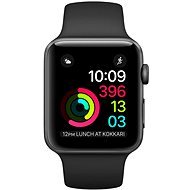 Apple Watch séria 2 42mm priestorovo-šedá hliníková s čiernym športovým popruhom DEMO - Smart hodinky
