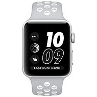 Apple Watch Nike + 38mm Silver Aluminum with Matt Silver / White Sport Strap Nike DEMO - Smart Watch