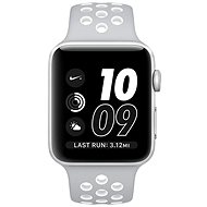 Apple Watch Nike + 42mm Silver Aluminum with Matt Silver / White Sport Strap Nike DEMO - Smart Watch