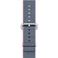 Apple 38mm Light pink / midnight blue woven DEMO nylon - Watch Strap