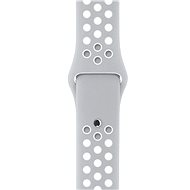 Apple Watch Nike + 42mm Flat Silver / White Sport Band DEMO - Watch Strap