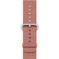Apple 42mm Space-orange / anthracite gray from DEMO woven nylon - Watch Strap