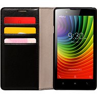 Lenovo A2010 Flip Case Black - Phone Case